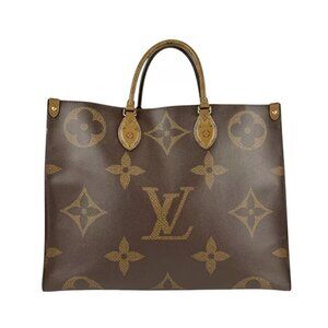Auth LOUIS VUITTON Reverse On The Go GM Handbag Shoulder Bag